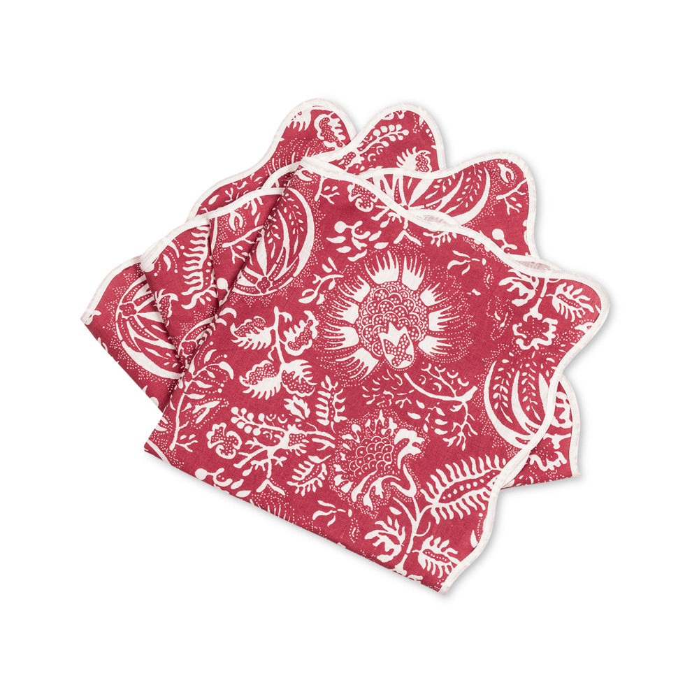 Granada Napkin set of 4 Scarlet