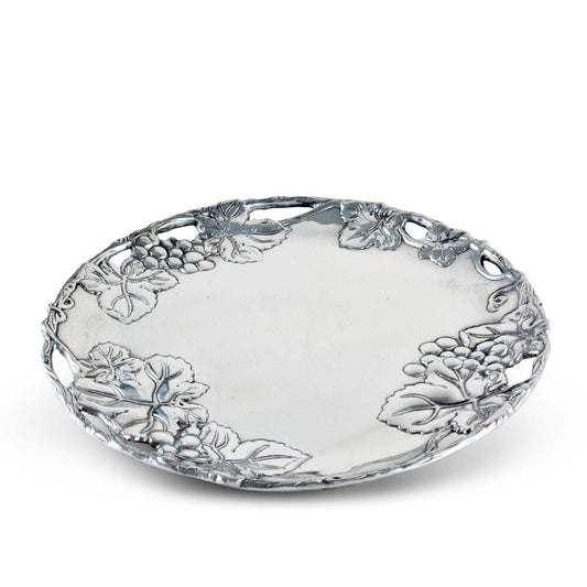 Grape 12" Round Plate by Arthur Court Designs