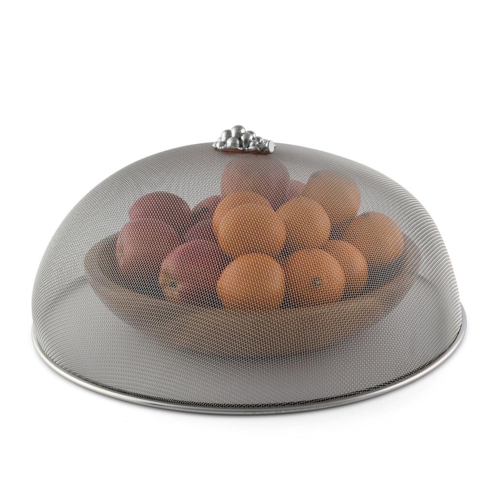 Grape 16" Diameter Stainless Mesh Picnic Cover by Arthur Court Designs 1