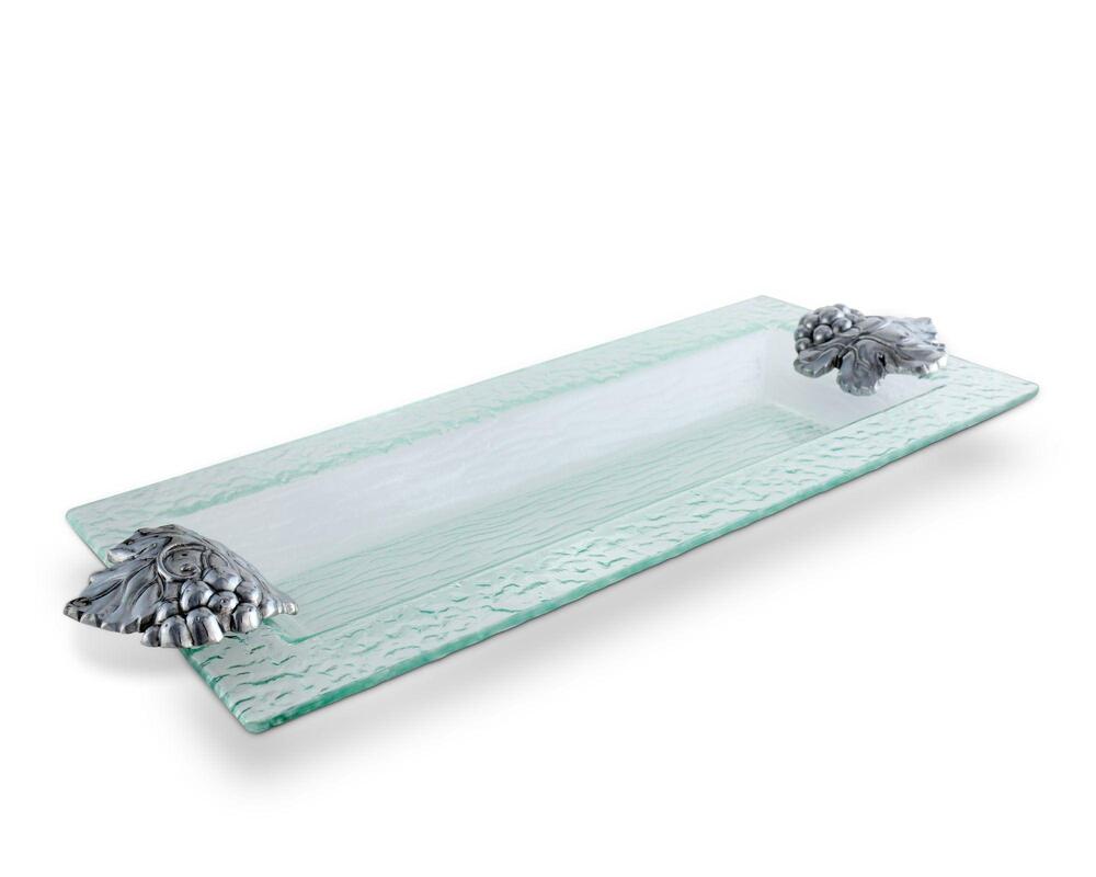 Grape 18" L Oblong Tray by Arthur Court Designs 4