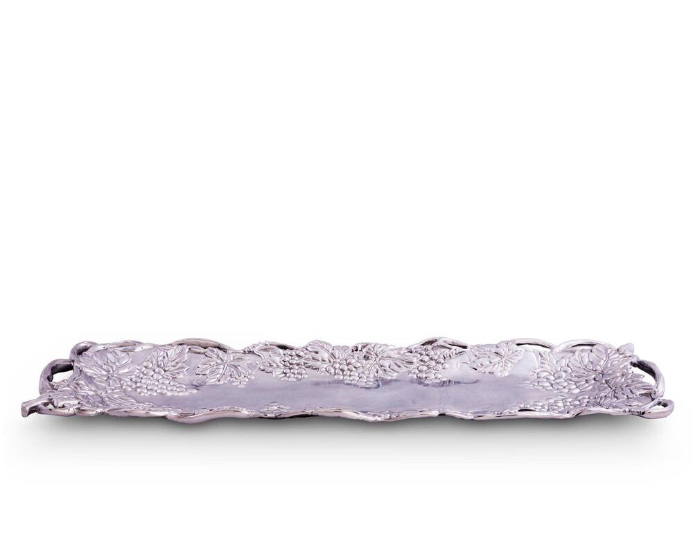 Grape 19" L Oblong Tray by Arthur Court Designs 1