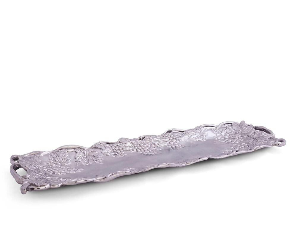 Grape 19" L Oblong Tray by Arthur Court Designs 2