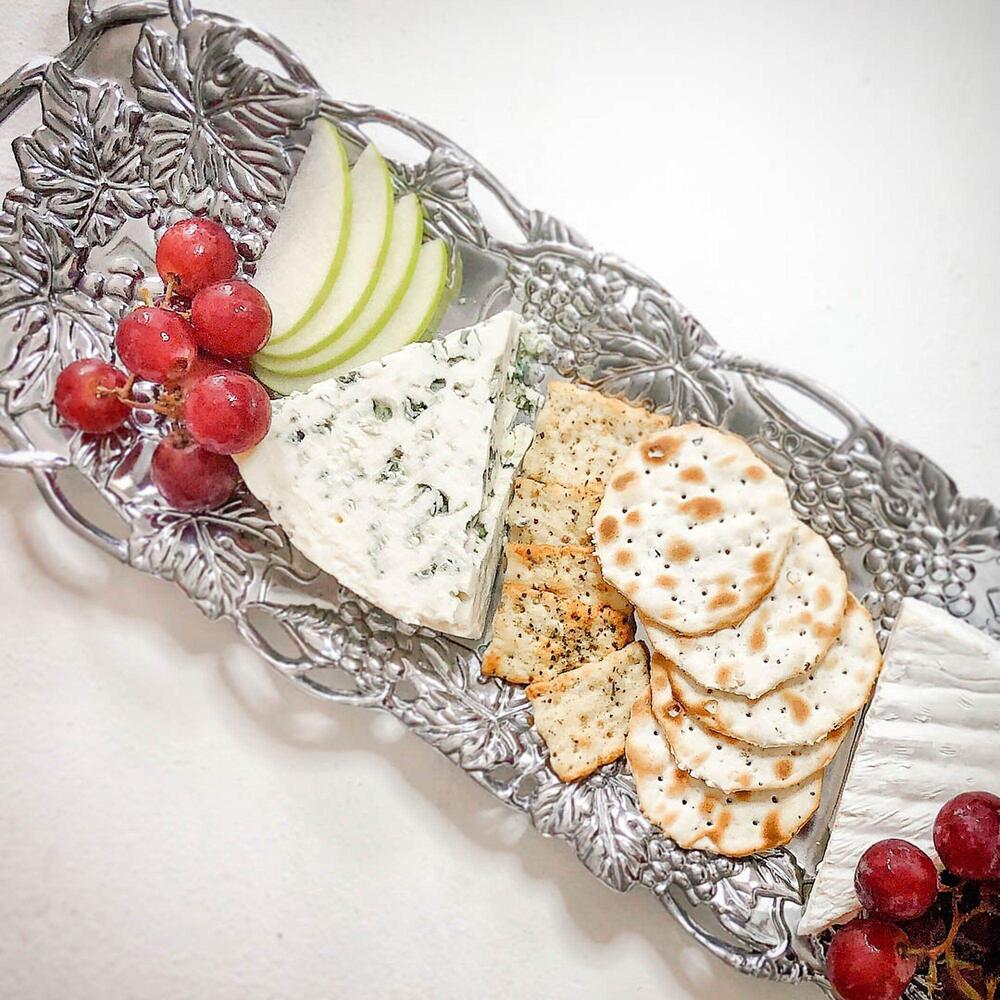 Grape 19" L Oblong Tray by Arthur Court Designs 5