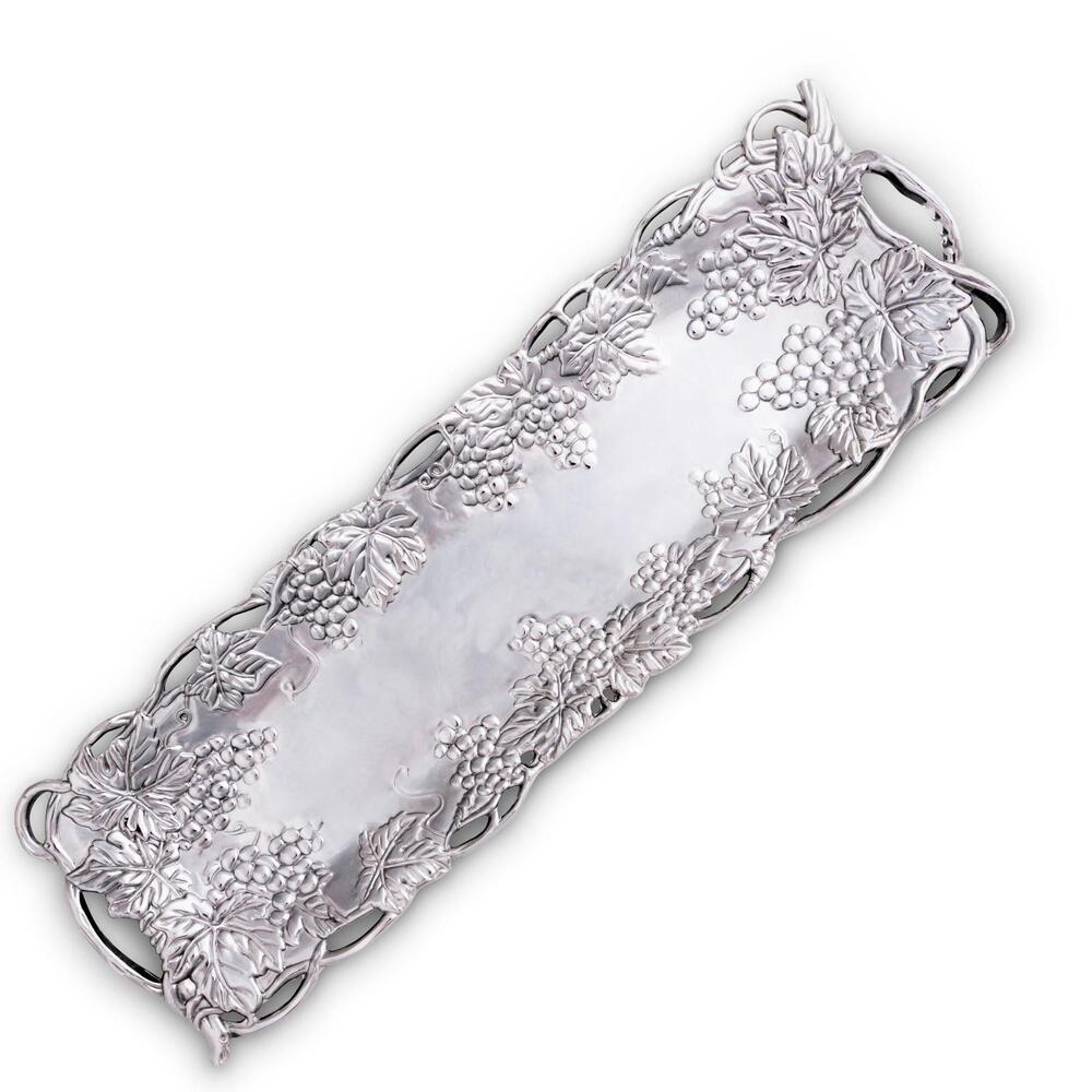 Grape 19" L Oblong Tray by Arthur Court Designs