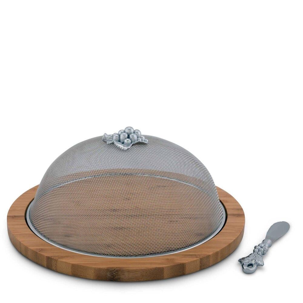 Grape 3 Piece Picnic Cheese Board / Spreader by Arthur Court Designs 2