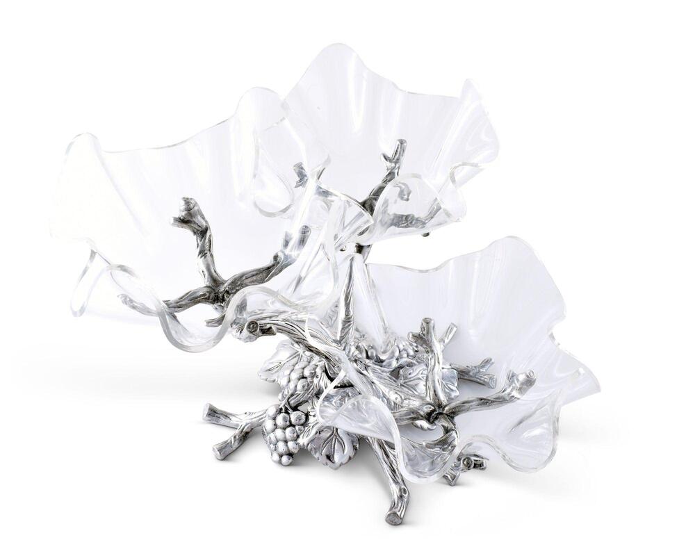 Grape Acrylic Bowls 3-Tiered Stand by Arthur Court Designs 2