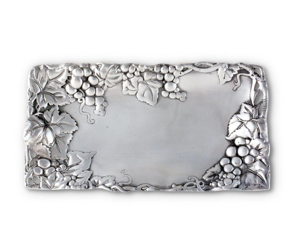 Grape Bread Tray 6" x 12" by Arthur Court Designs 1