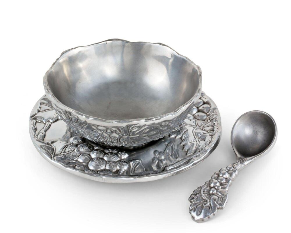 Grape Condiment Server by Arthur Court Designs 3