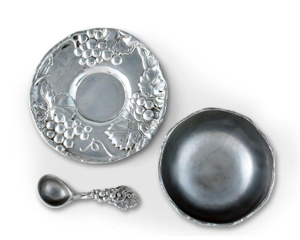 Grape Condiment Server by Arthur Court Designs 4