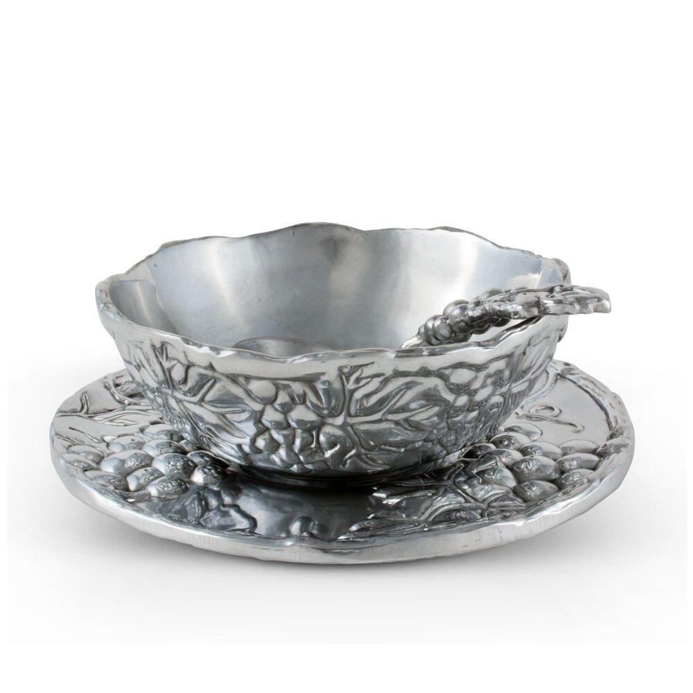 Grape Condiment Server by Arthur Court Designs