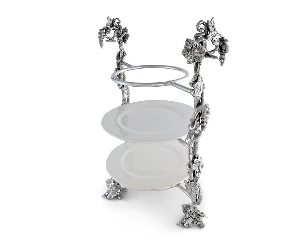 Grape Dinner Plate Caddy by Arthur Court Designs 2