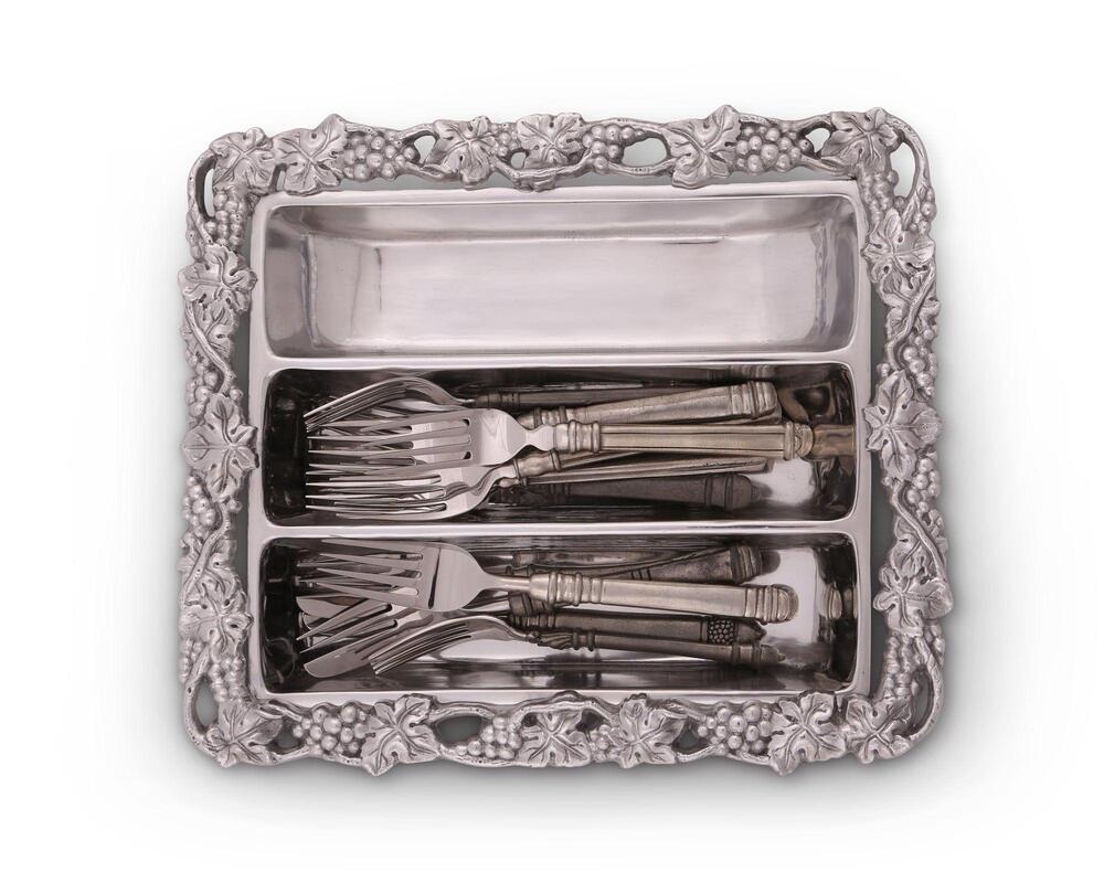 Grape Flatware Caddy by Arthur Court Designs 1