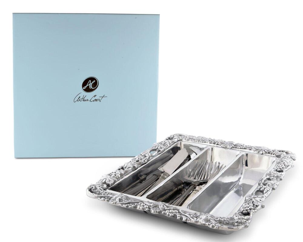 Grape Flatware Caddy by Arthur Court Designs 3