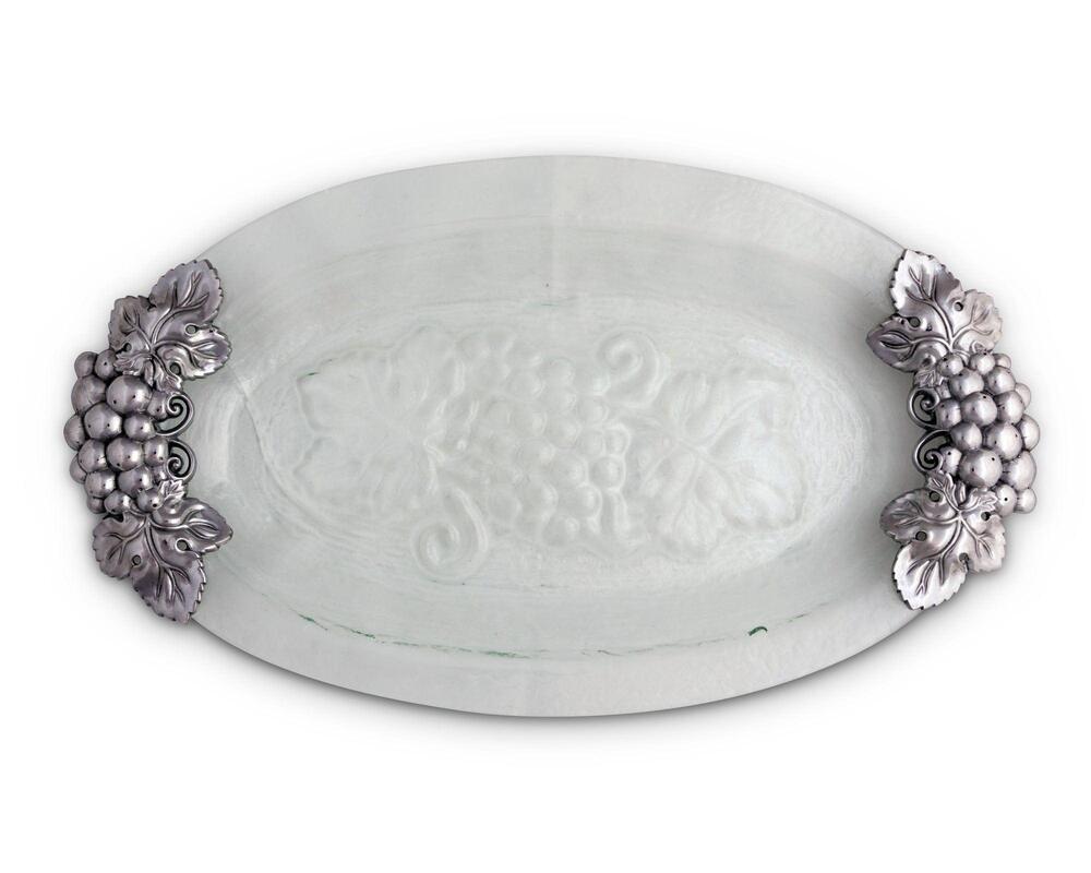 Grape Glass Platter by Arthur Court Designs 1