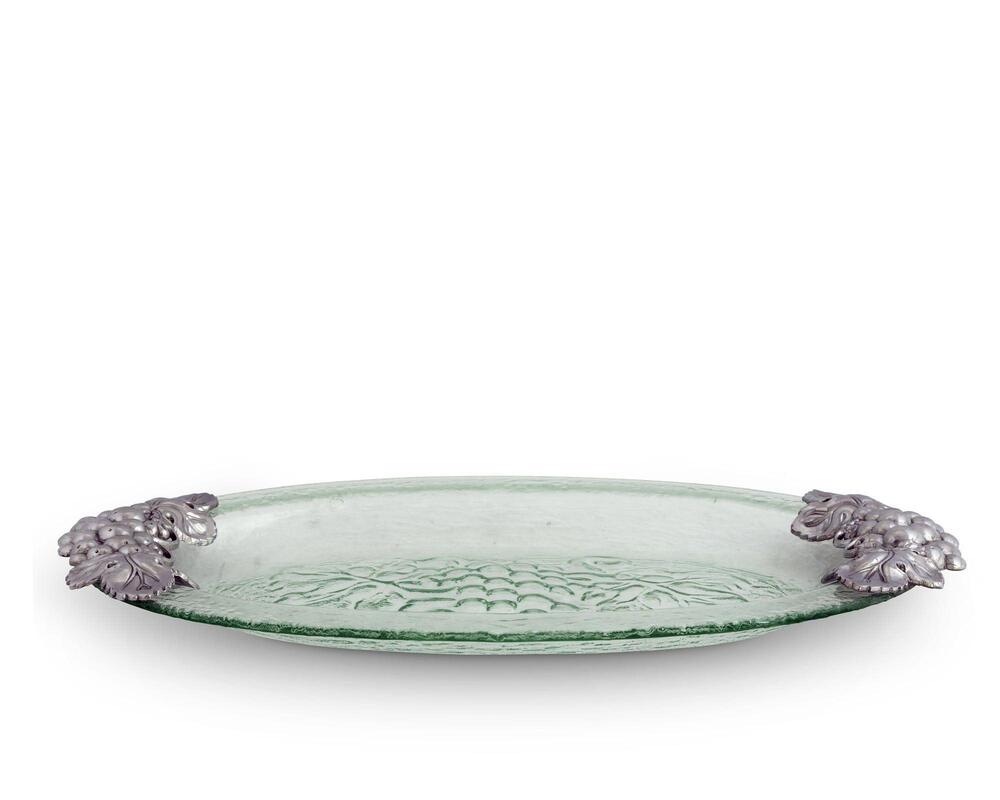 Grape Glass Platter by Arthur Court Designs 2