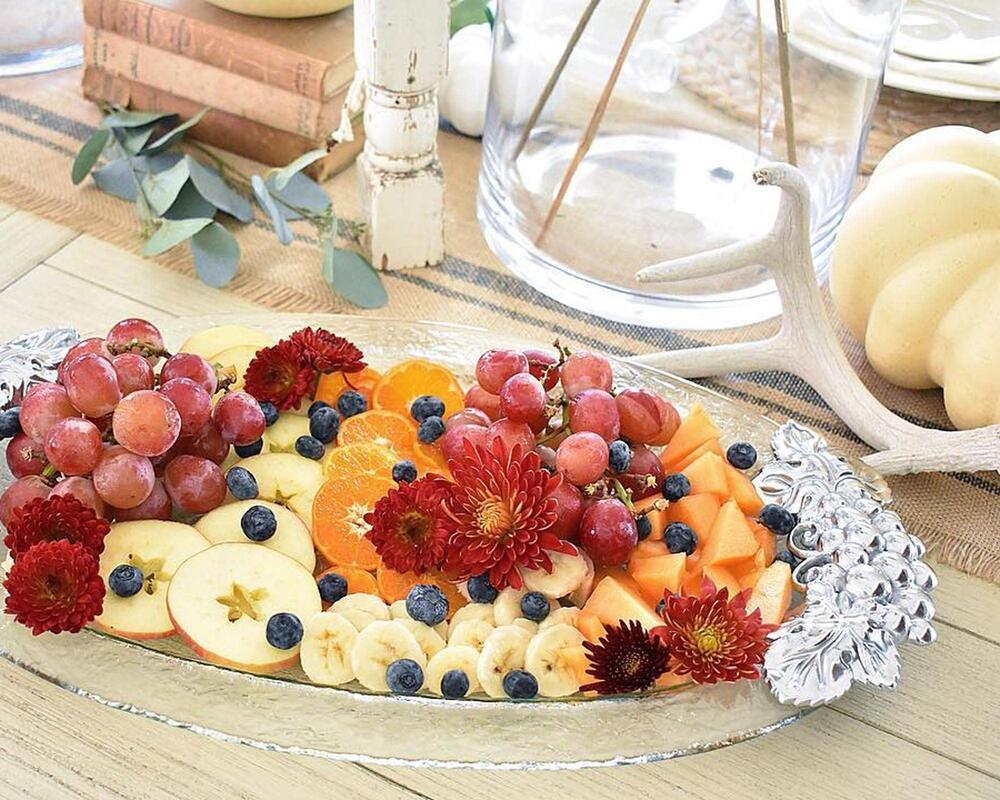 Grape Glass Platter by Arthur Court Designs 4