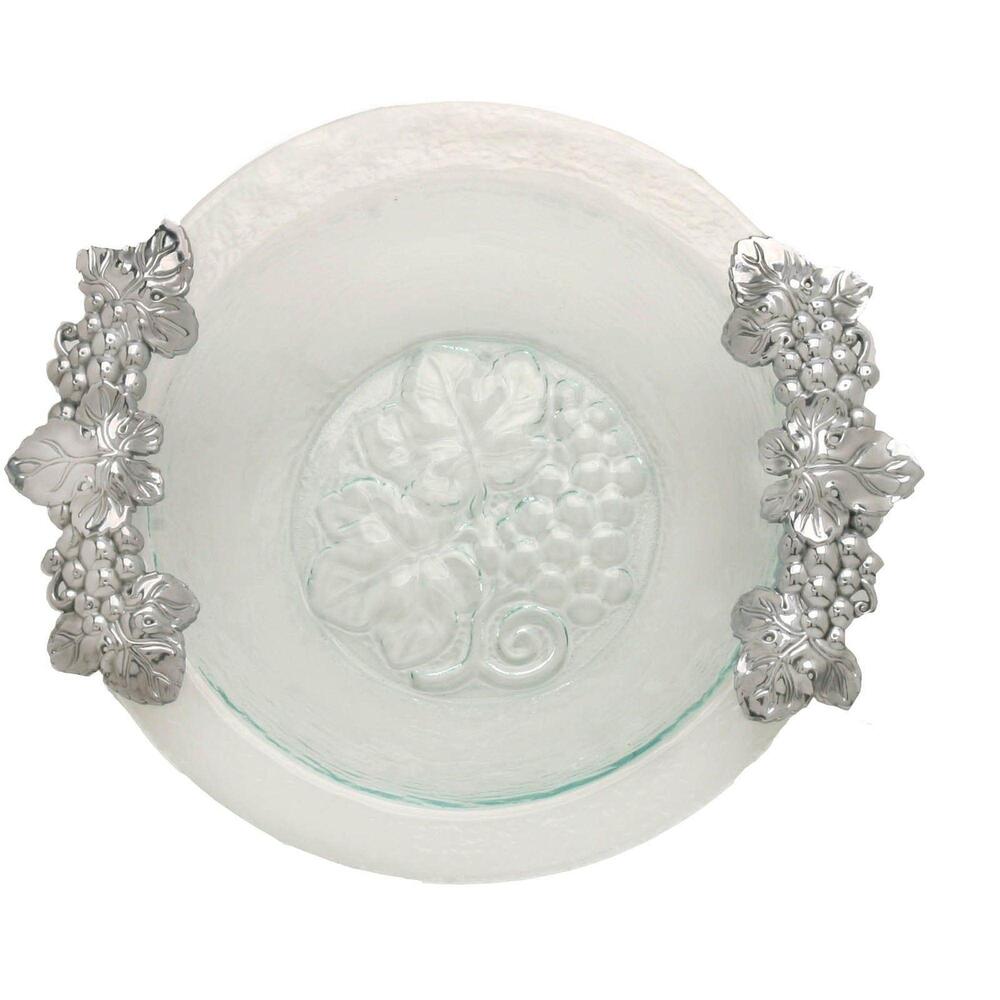 Grape Glass Salad Bowl by Arthur Court Designs