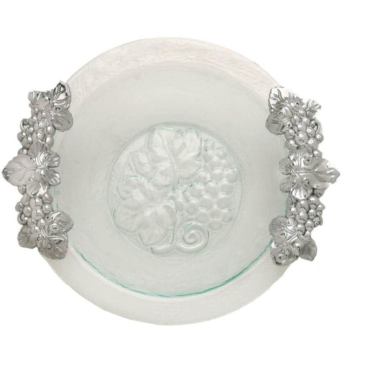 Grape Glass Salad Bowl by Arthur Court Designs
