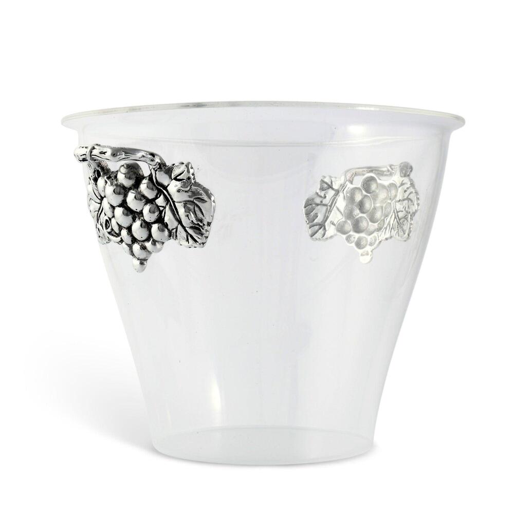 Grape Handle Acrylic Ice Bucket by Arthur Court Designs 1