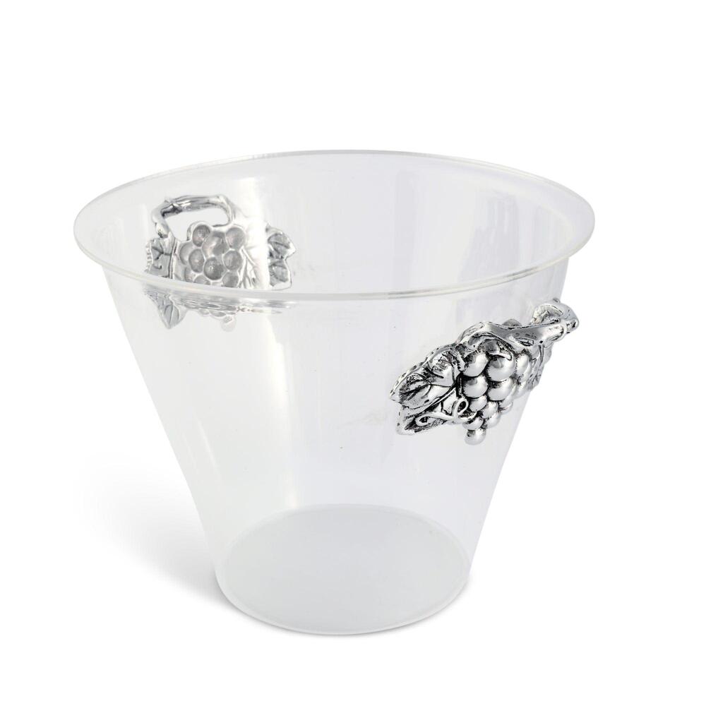 Grape Handle Acrylic Ice Bucket by Arthur Court Designs 2