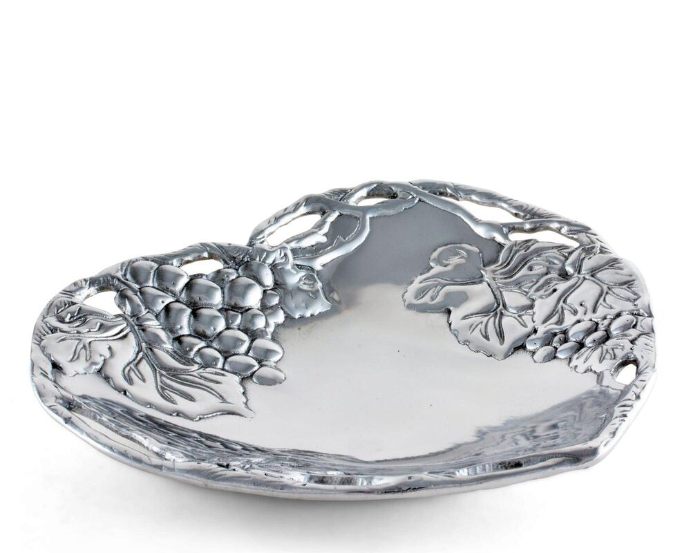 Grape Heart Coupe Tray by Arthur Court Designs 3