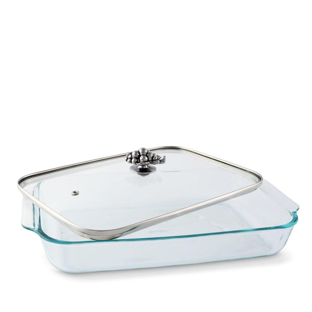 Grape Lid with Pyrex 3 Quart Baking Dish by Arthur Court Designs 1