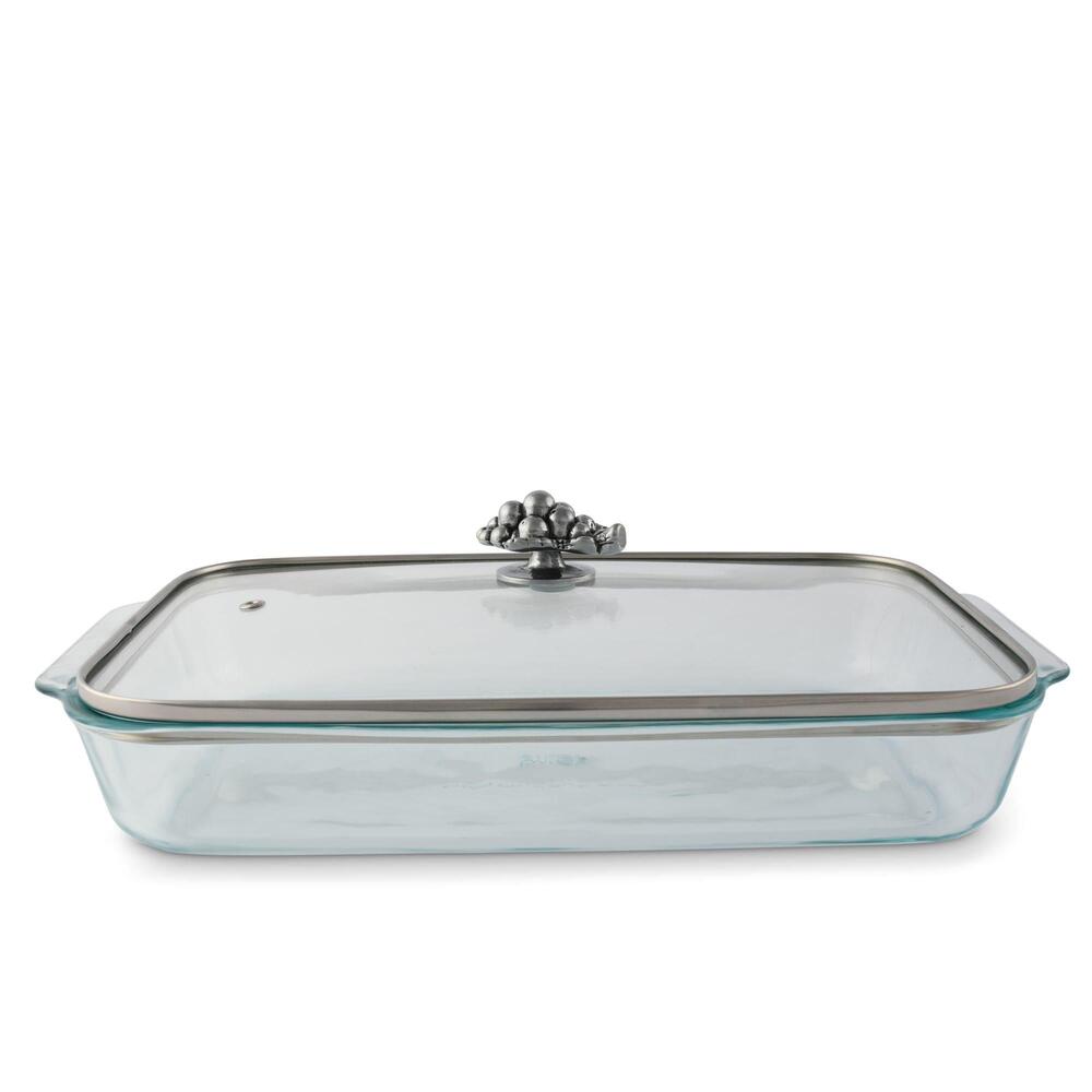 Grape Lid with Pyrex 3 Quart Baking Dish by Arthur Court Designs 2
