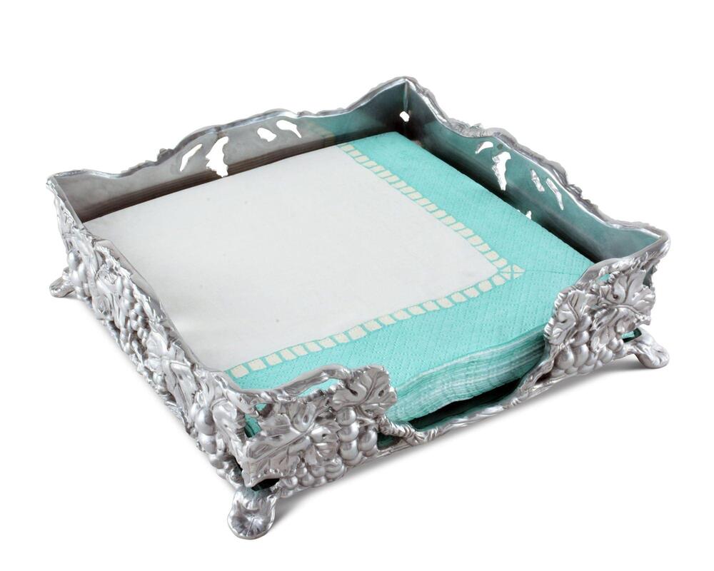 Grape Luncheon Napkin Box by Arthur Court Designs 3
