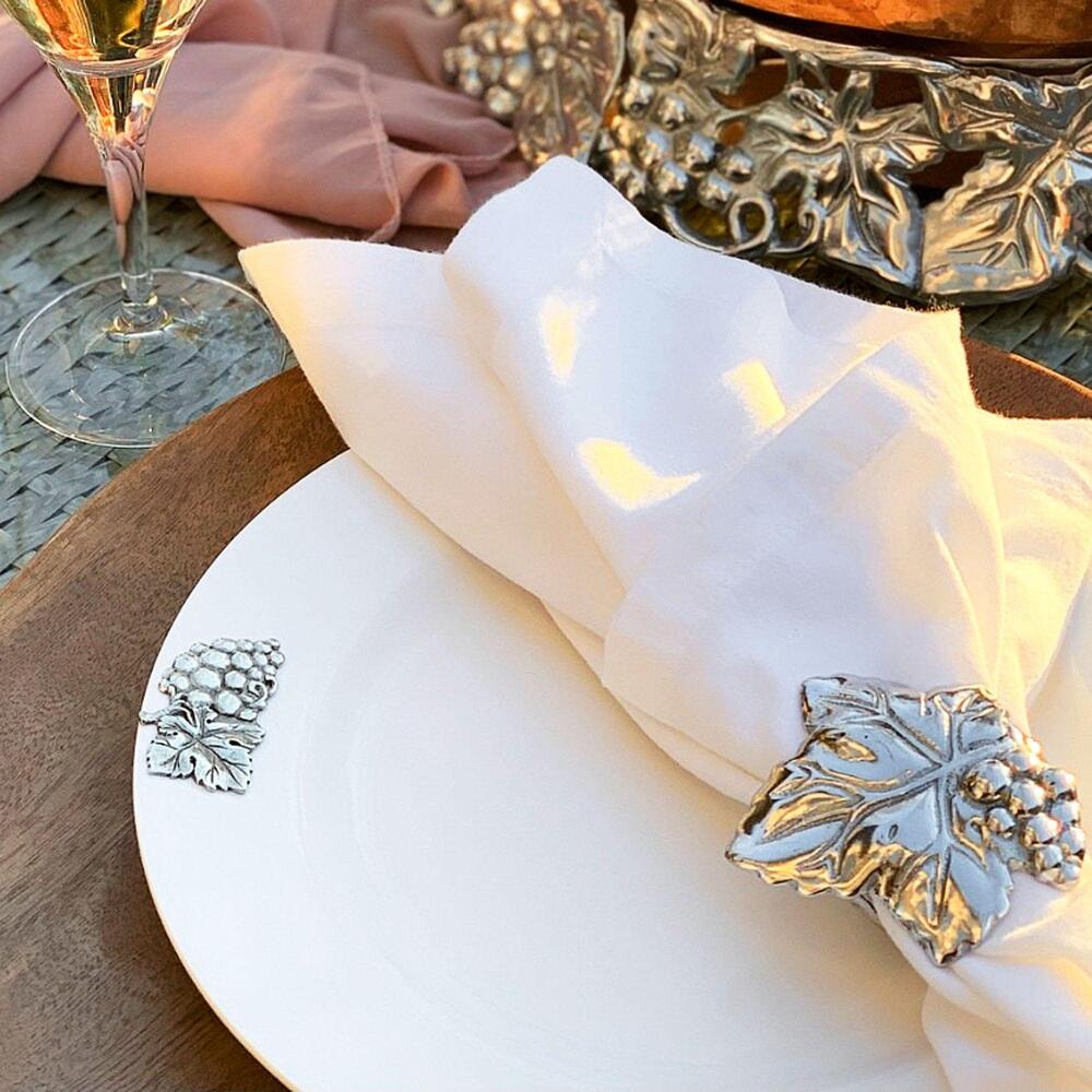 Grape Melamine Lunch Plates - Set of 4 by Arthur Court Designs 4