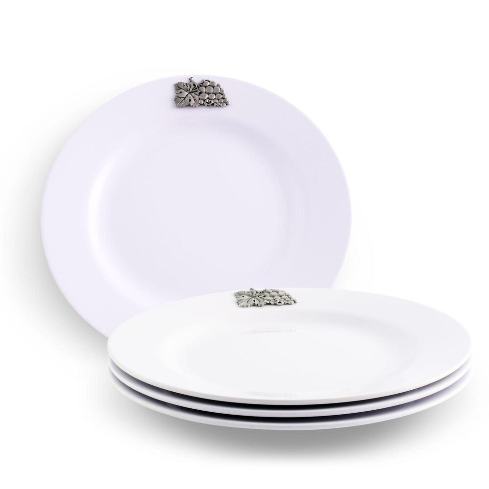 Grape Melamine Lunch Plates - Set of 4 by Arthur Court Designs