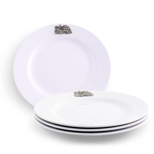 Grape Melamine Lunch Plates - Set of 4 by Arthur Court Designs