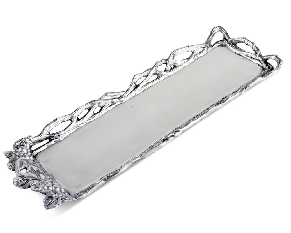 Grape Open Vine Oblong Tray by Arthur Court Designs 1