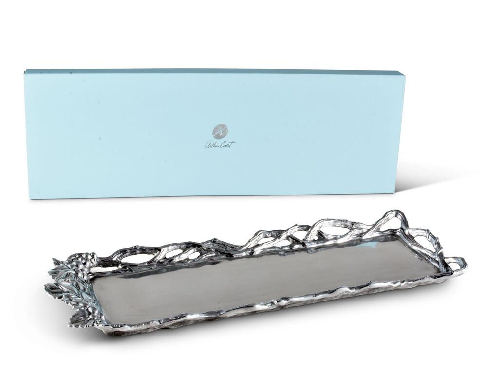 Grape Open Vine Oblong Tray by Arthur Court Designs 2