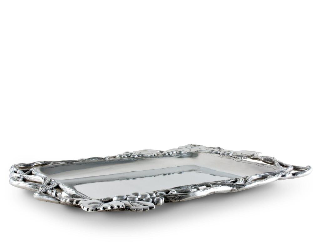 Grape Open Vine Rectangle Tray by Arthur Court Designs 5