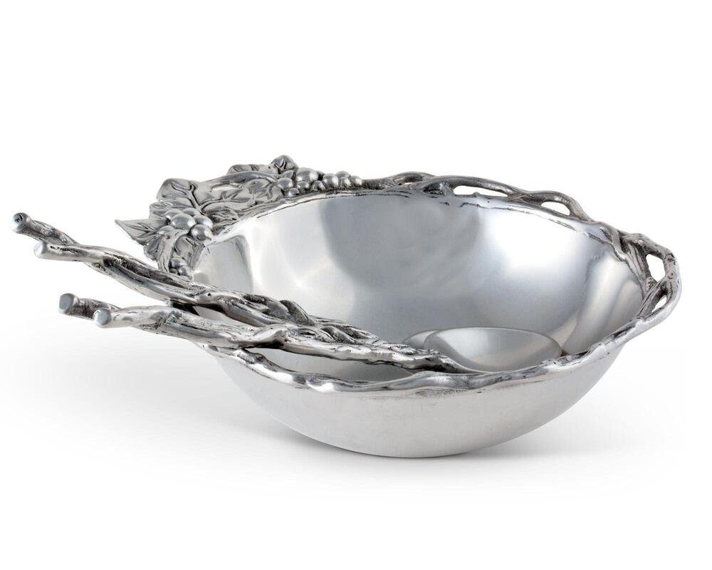 Grape Open Vine Salad Set 3-Piece by Arthur Court Designs 1