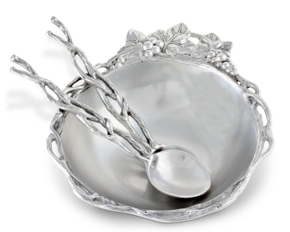 Grape Open Vine Salad Set 3-Piece by Arthur Court Designs 2