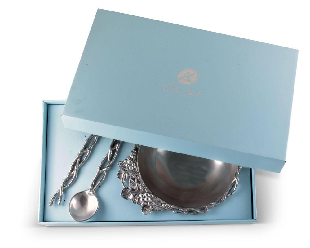 Grape Open Vine Salad Set 3-Piece by Arthur Court Designs 4