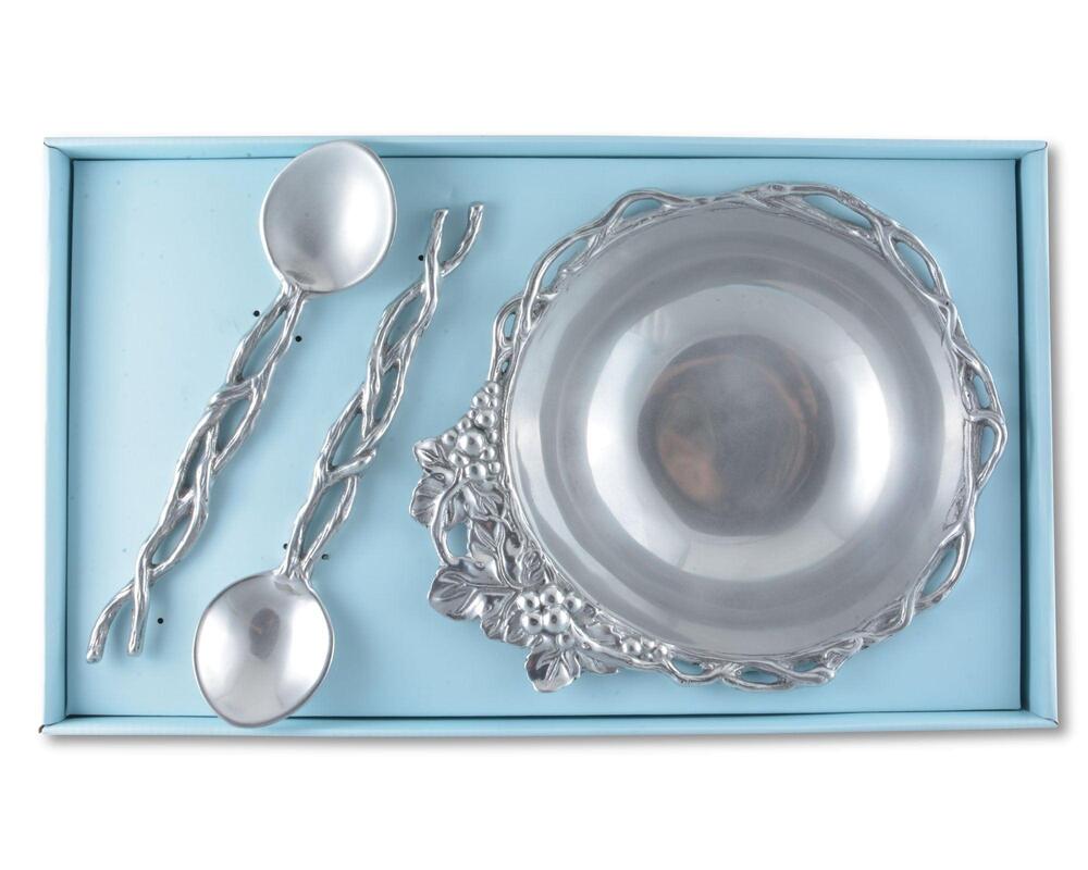 Grape Open Vine Salad Set 3-Piece by Arthur Court Designs 5