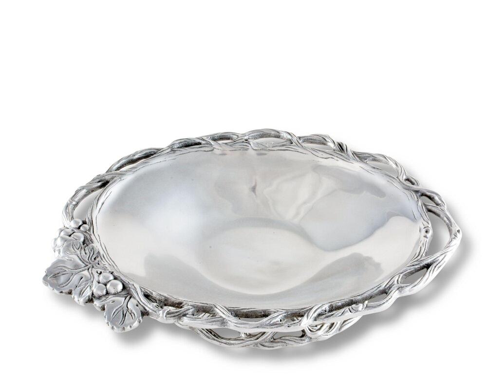 Grape Open Vine Vegetable Dish by Arthur Court Designs 1