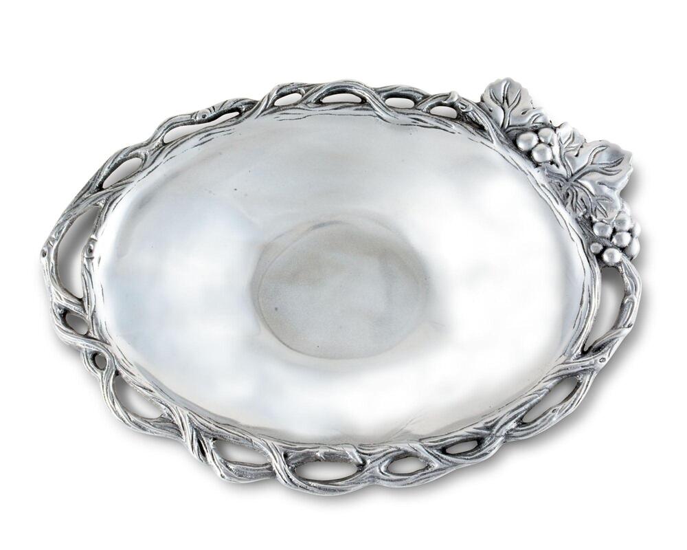 Grape Open Vine Vegetable Dish by Arthur Court Designs 3