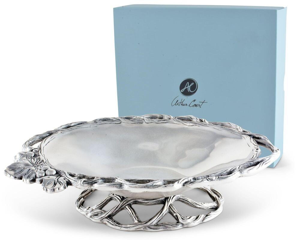 Grape Open Vine Vegetable Dish by Arthur Court Designs 6