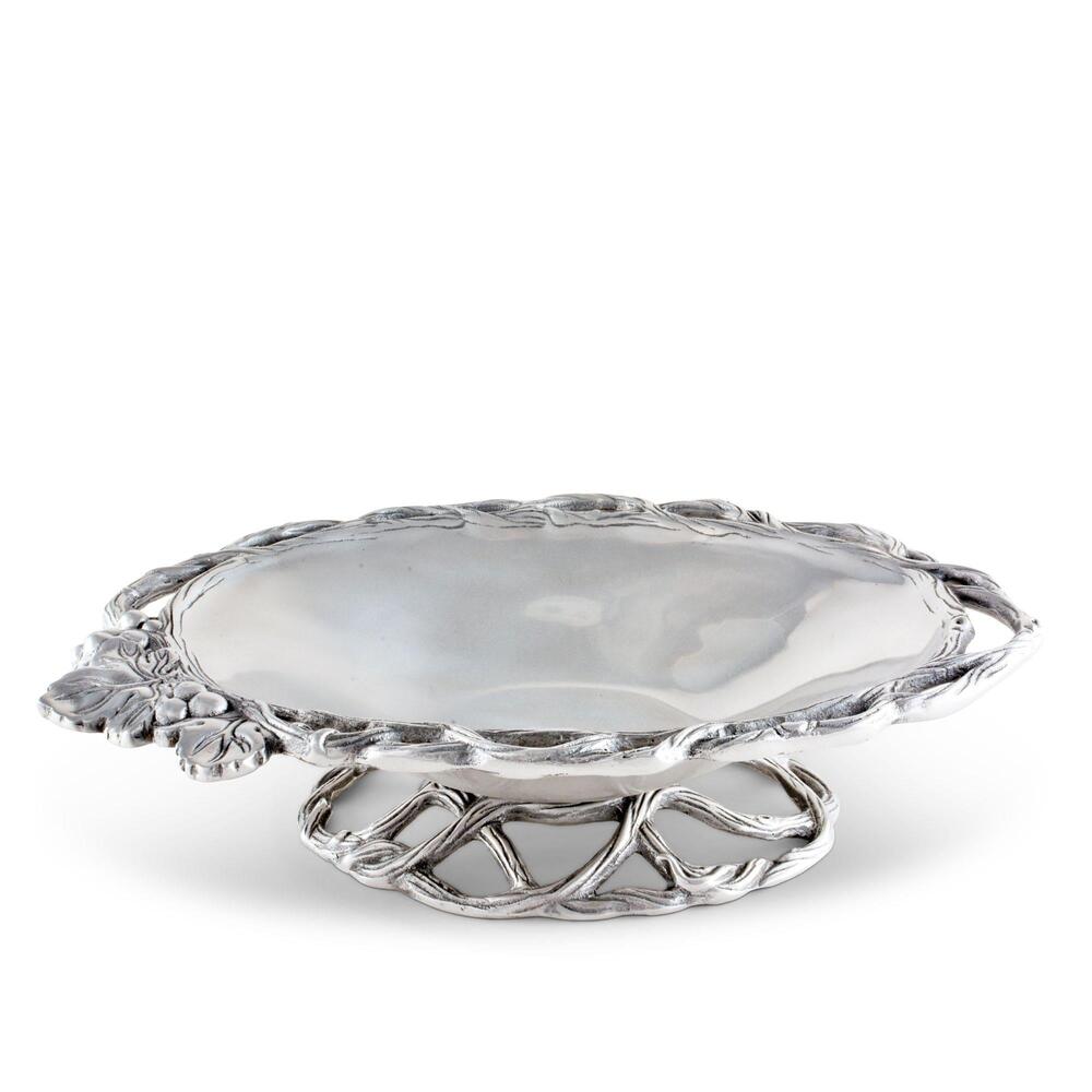 Grape Open Vine Vegetable Dish by Arthur Court Designs