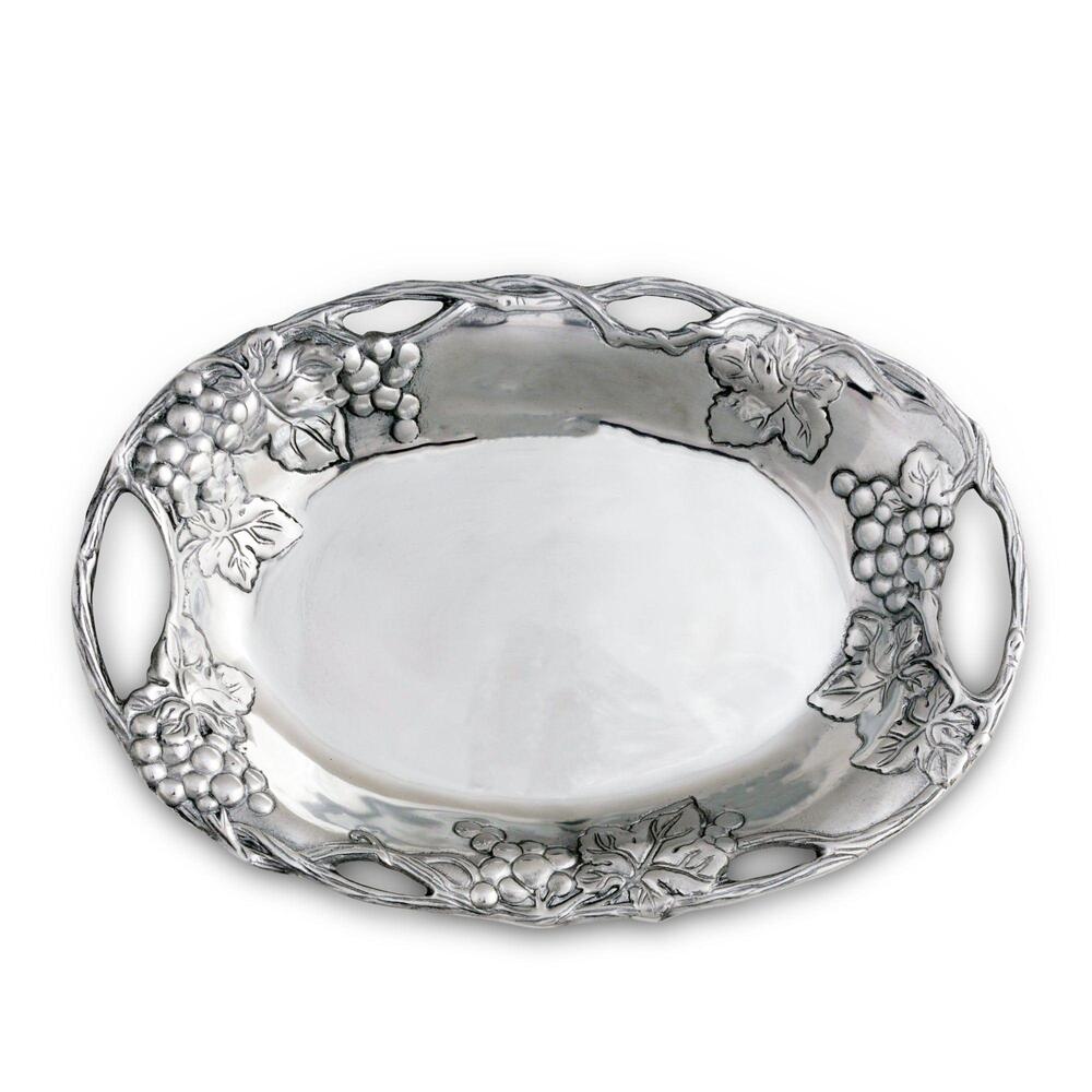 Grape Oval Tray by Arthur Court Designs