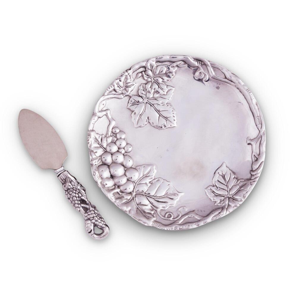 Grape Plate with Server by Arthur Court Designs