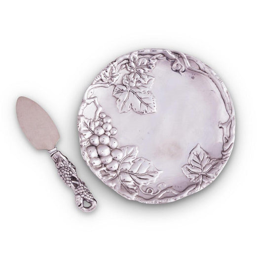 Grape Plate with Server by Arthur Court Designs