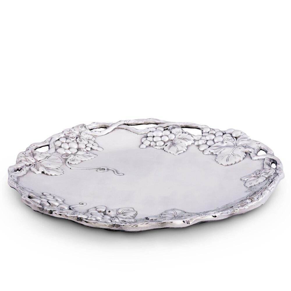 Grape 15" Round Tray by Arthur Court Designs 1