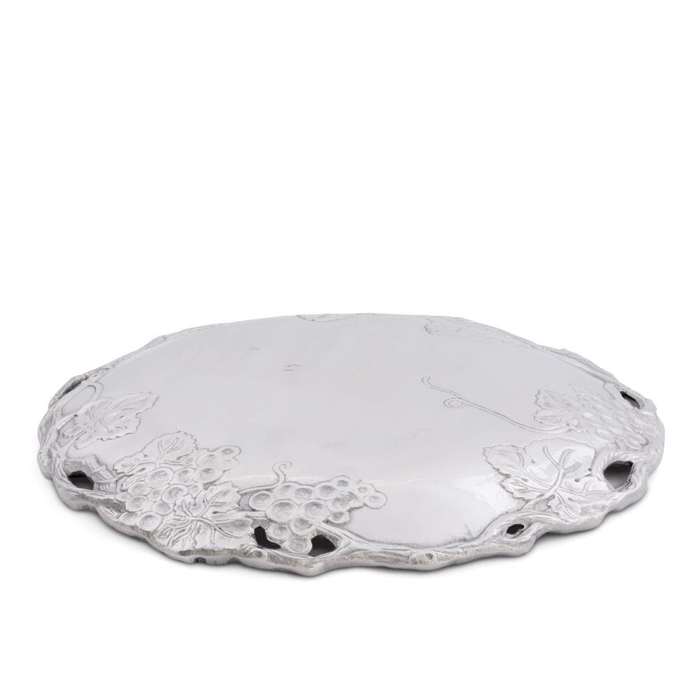 Grape 15" Round Tray by Arthur Court Designs 3