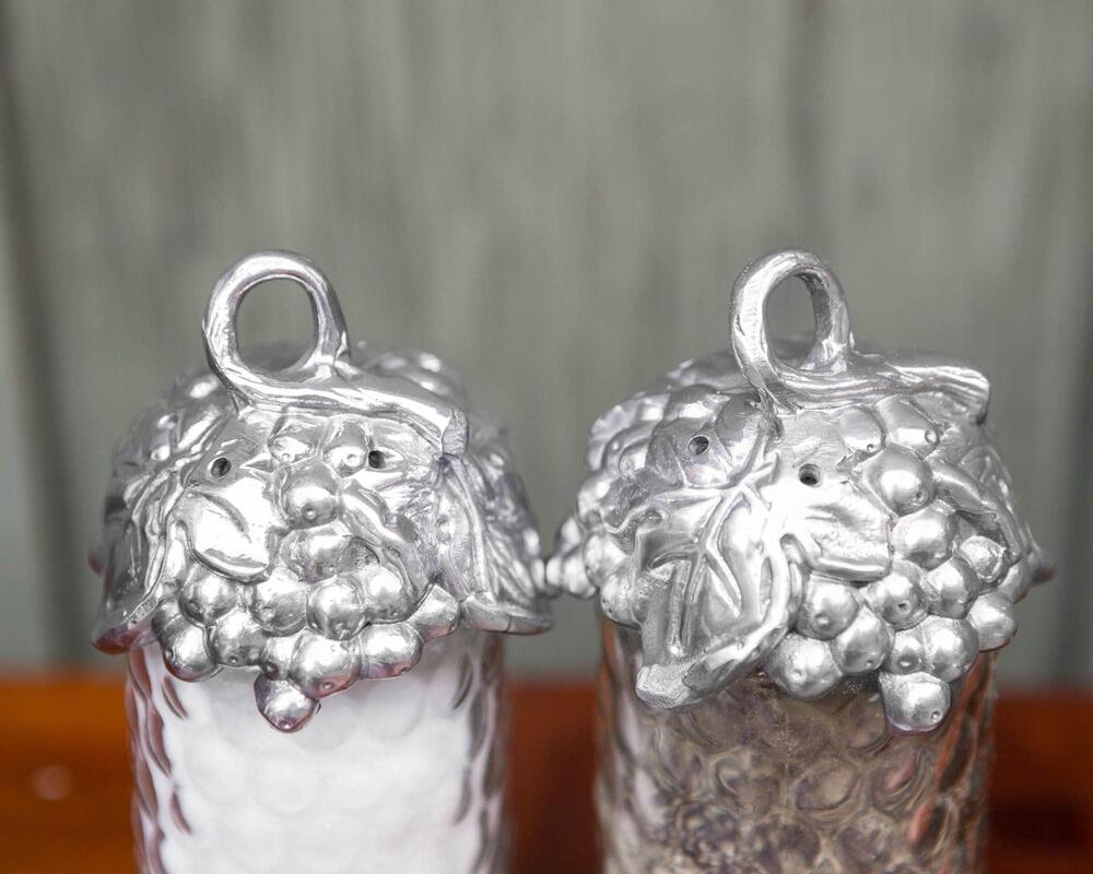 Grape Salt & Pepper Set by Arthur Court Designs 2