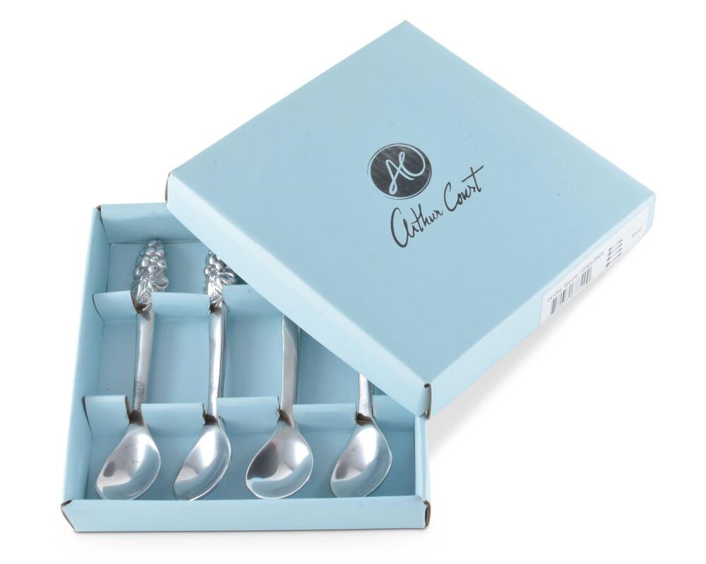 Grape Set of 4 Spoons by Arthur Court Designs 1