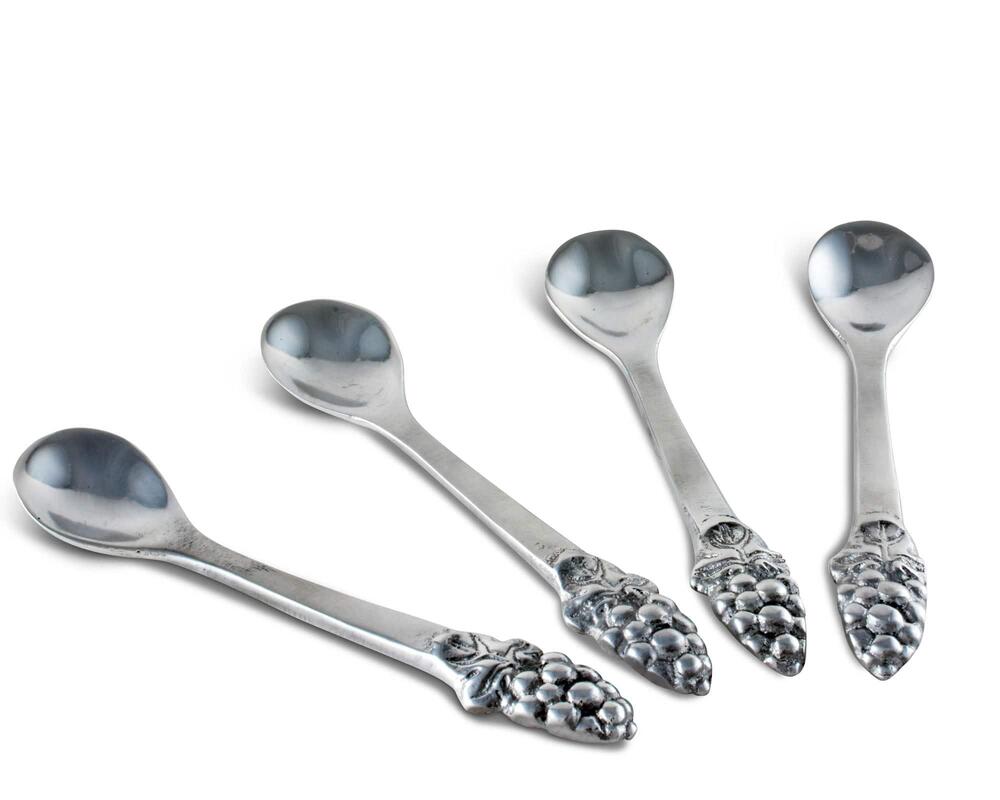 Grape Set of 4 Spoons by Arthur Court Designs 2